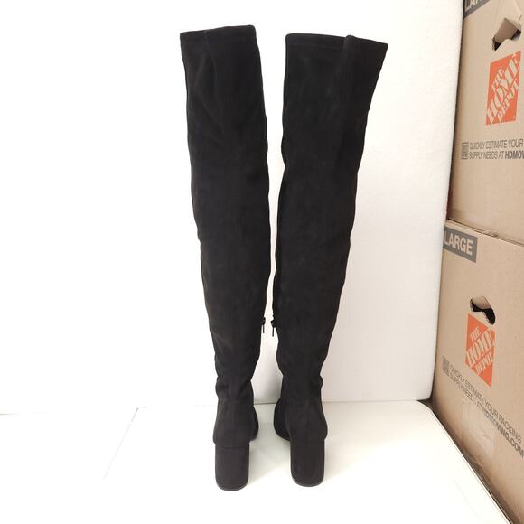 Steve Madden Nifty Pointed Toe Over The Knee Boots Black Women's Size 9M NWOT - Picture 4 of 12